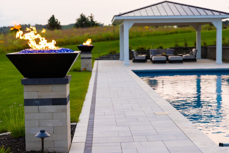 Backyard Fire and Water Features